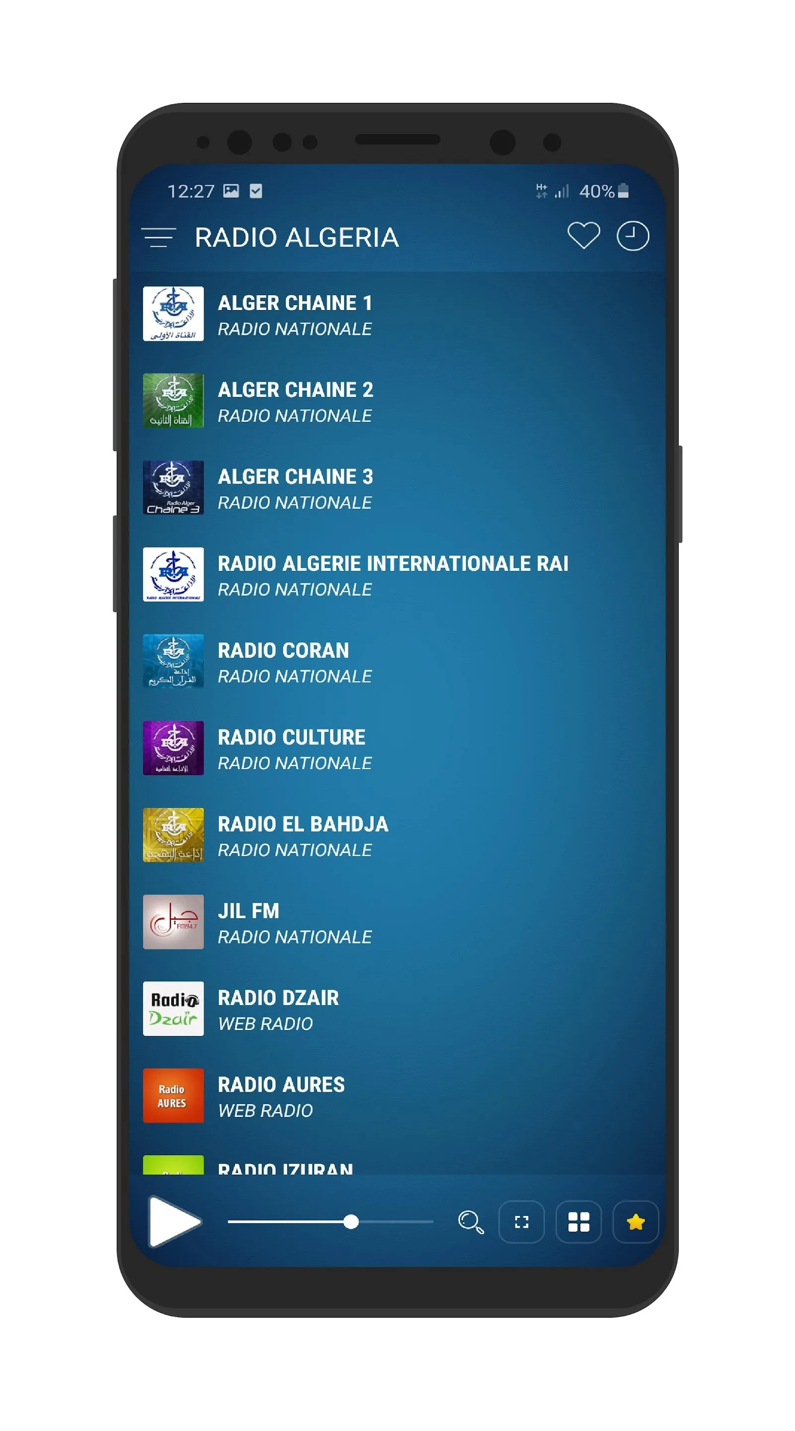 Algeria Radio Stations | Indus Appstore | Screenshot