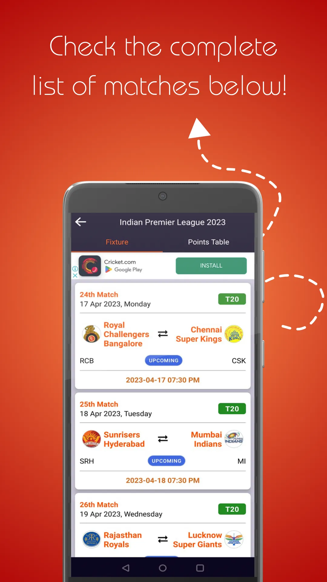 Cricket Punter Line | Indus Appstore | Screenshot