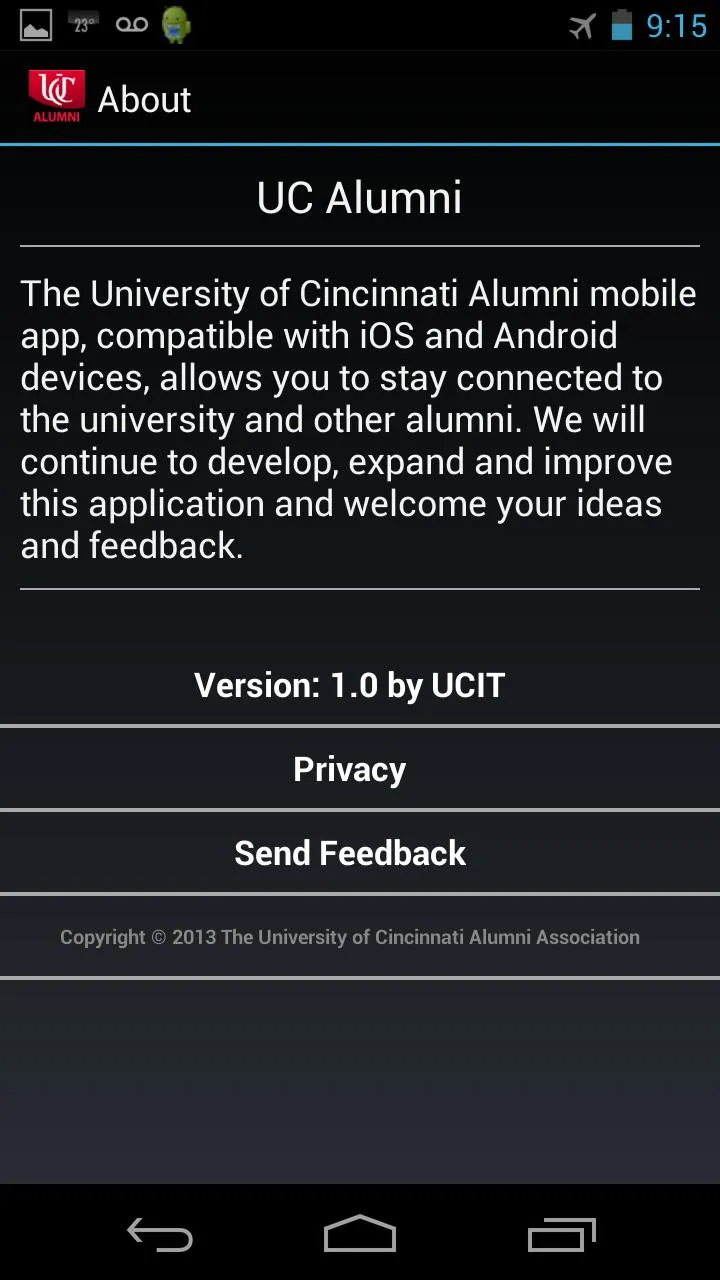 UC Alumni | Indus Appstore | Screenshot