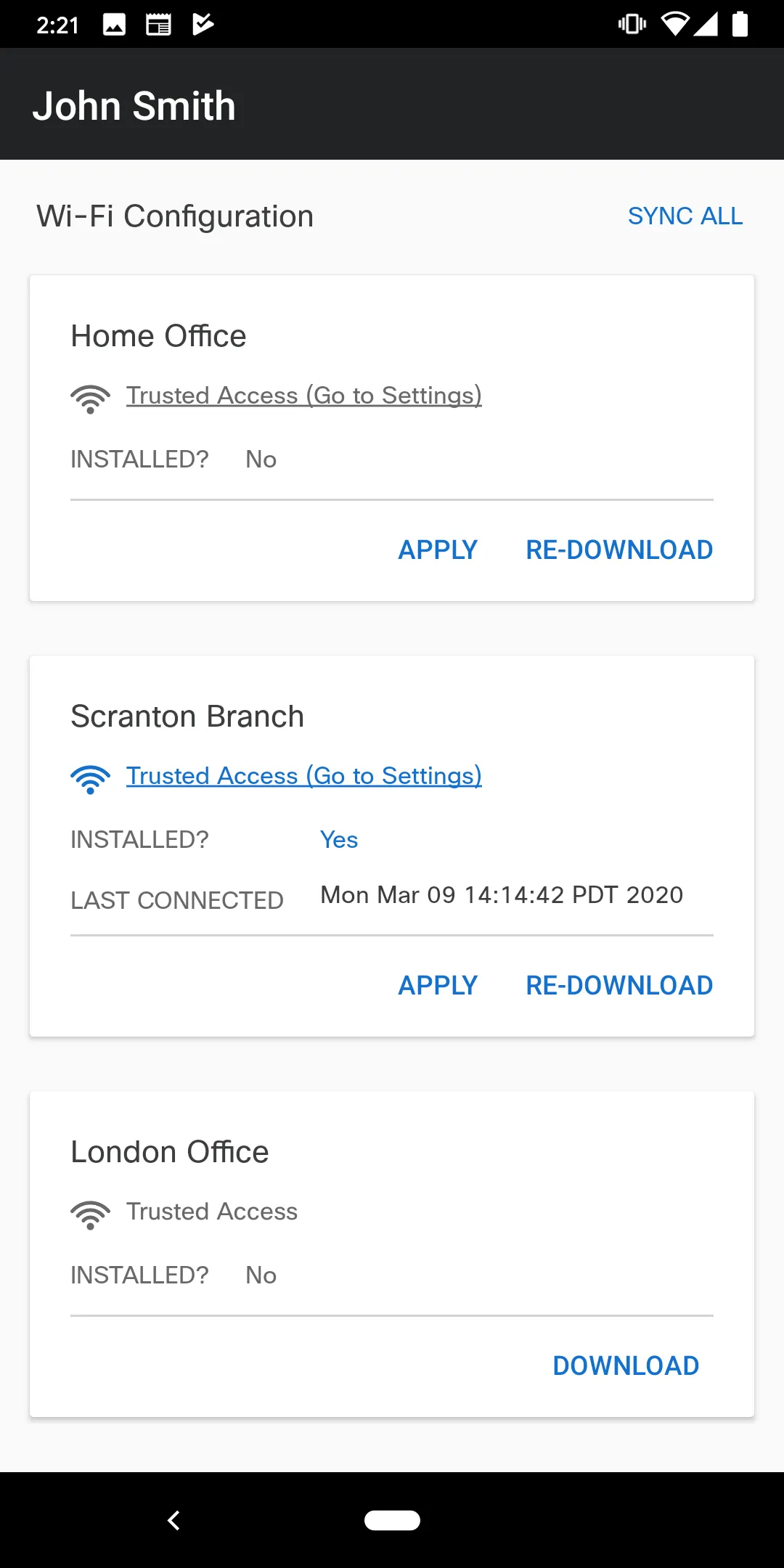 Meraki Trusted Access | Indus Appstore | Screenshot