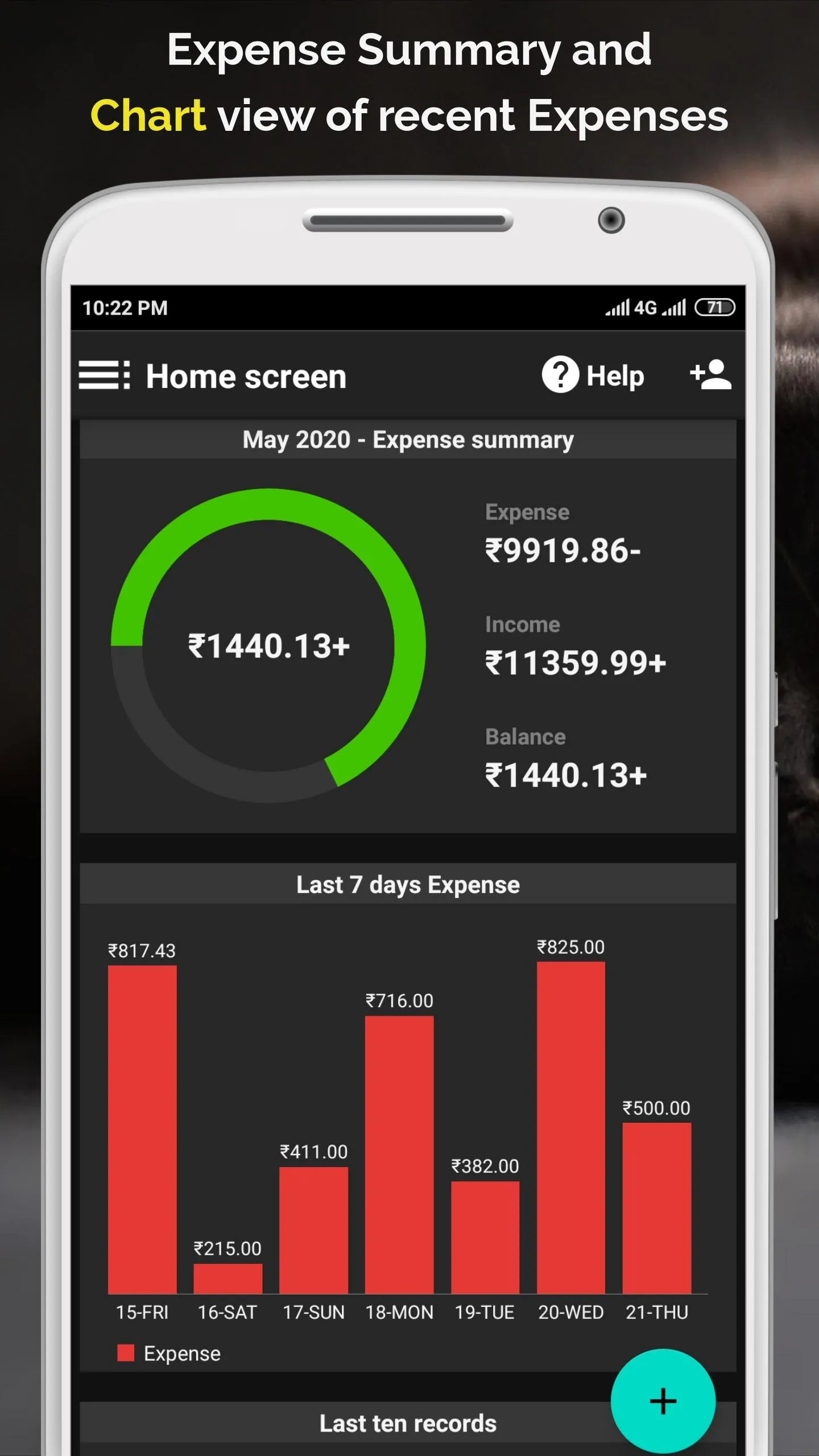 Monthly Expenses: Manage Money | Indus Appstore | Screenshot