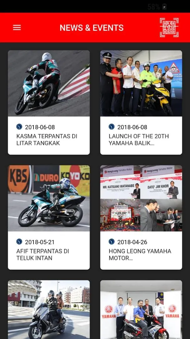 Yamaha Motor Malaysia | Indus Appstore | Screenshot