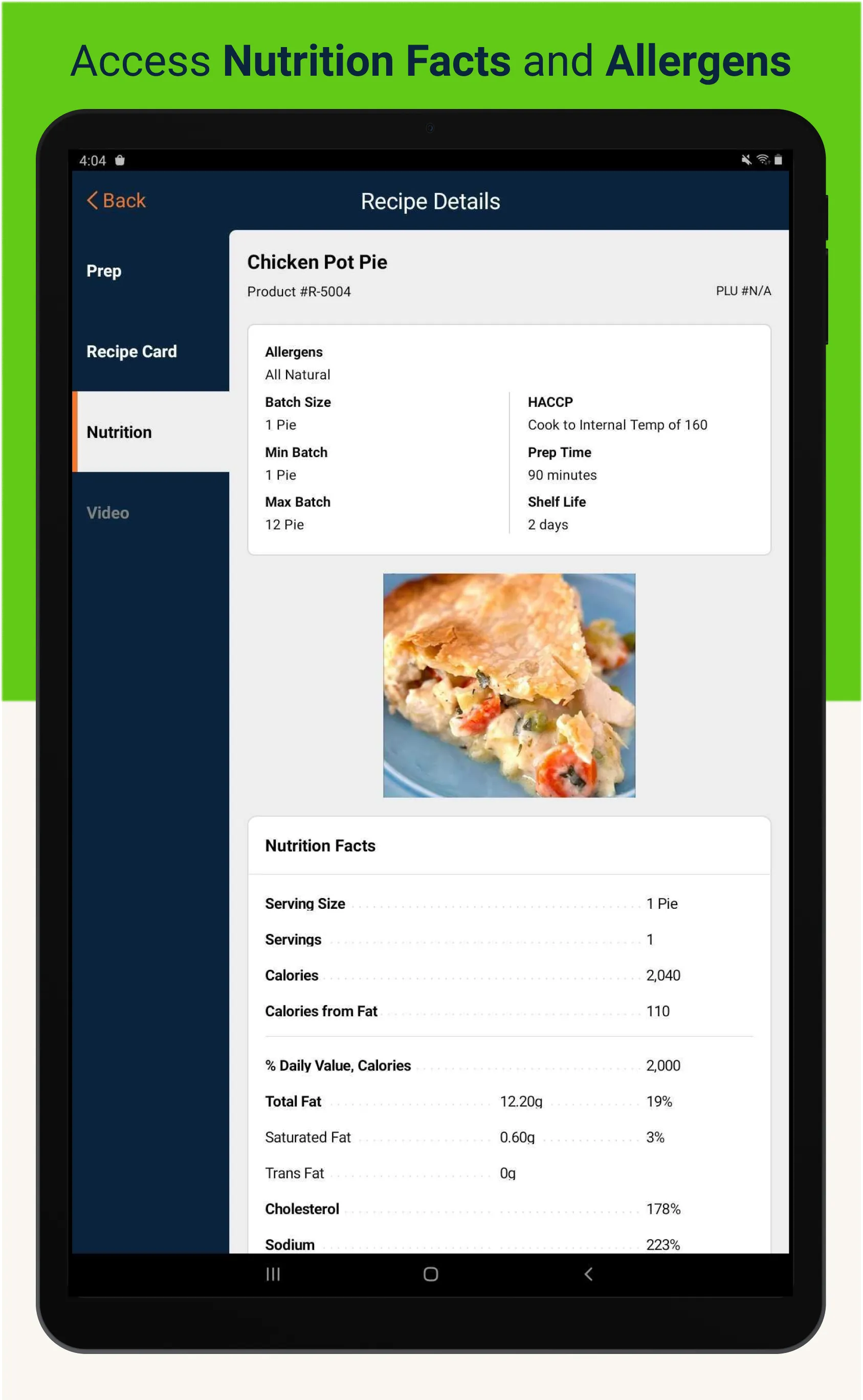 Crunchtime Kitchen Sync | Indus Appstore | Screenshot