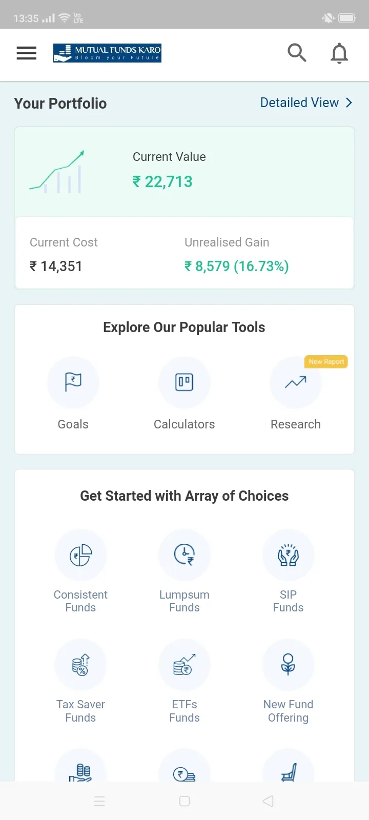 Mutual Funds Karo | Indus Appstore | Screenshot