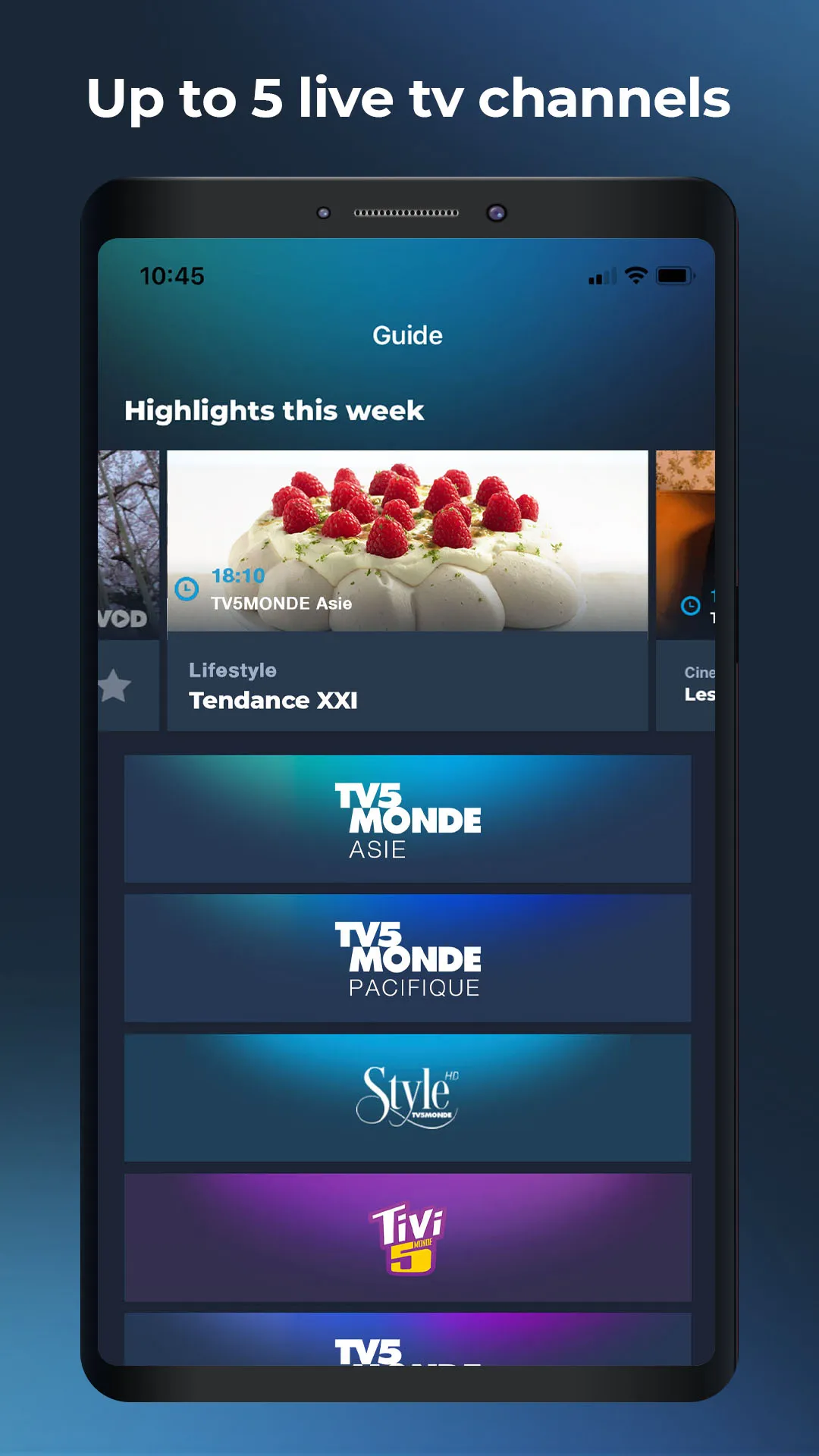 TV5MONDE Asie-Pacifique | Indus Appstore | Screenshot