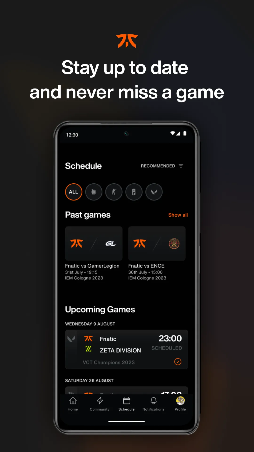 Fnatic | Indus Appstore | Screenshot