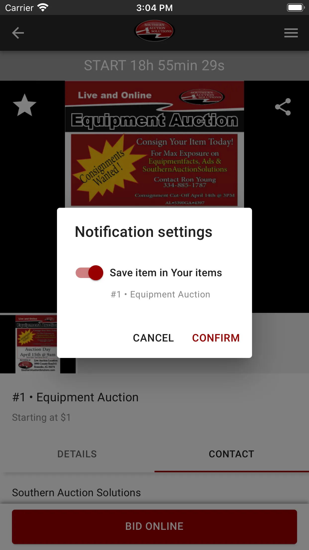 Southern Auction Solutions | Indus Appstore | Screenshot