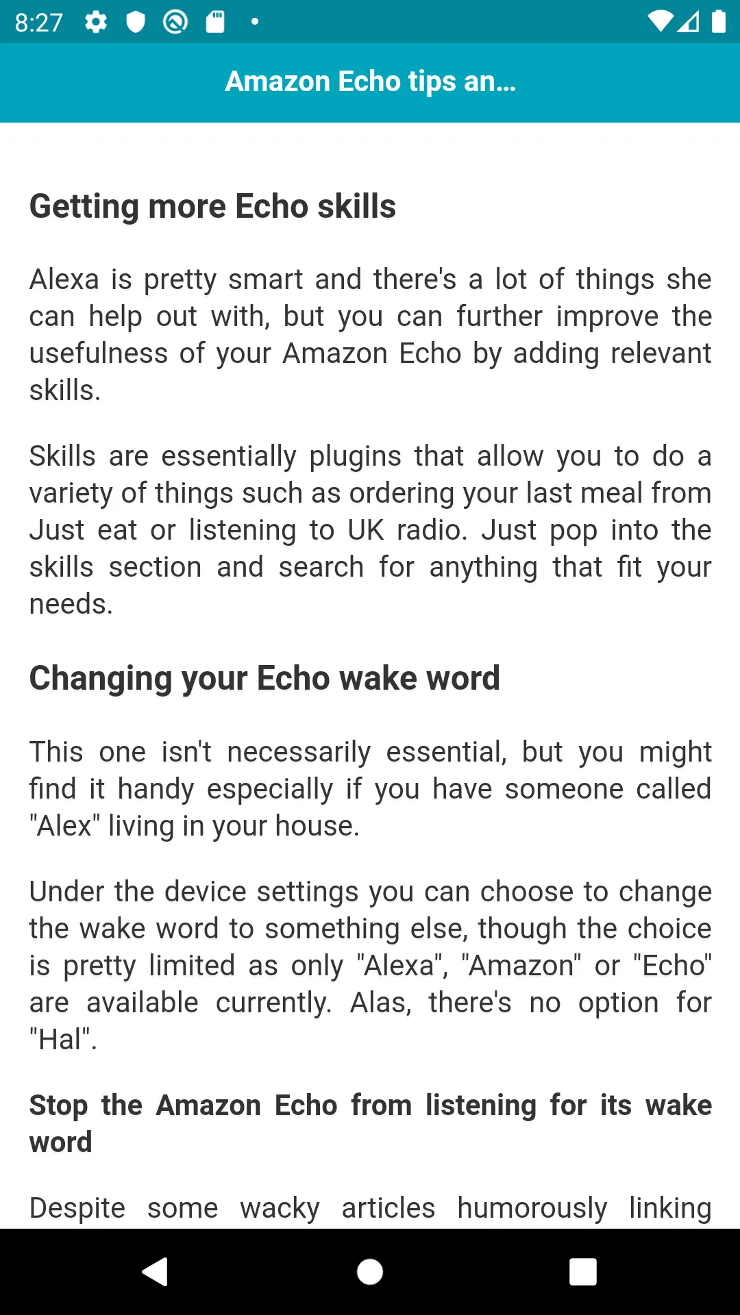 User guide for Echo Dot | Indus Appstore | Screenshot