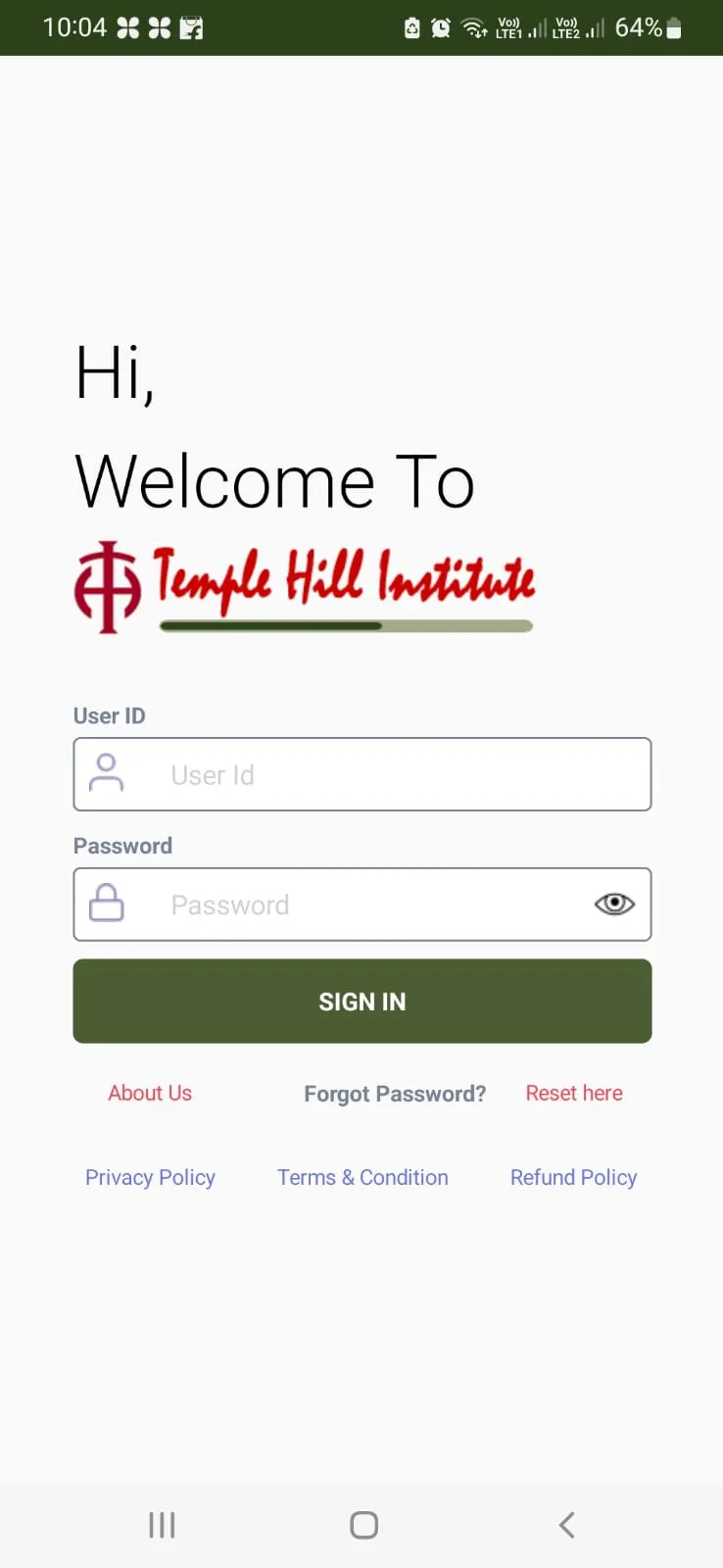 Temple Hill Institute | Indus Appstore | Screenshot