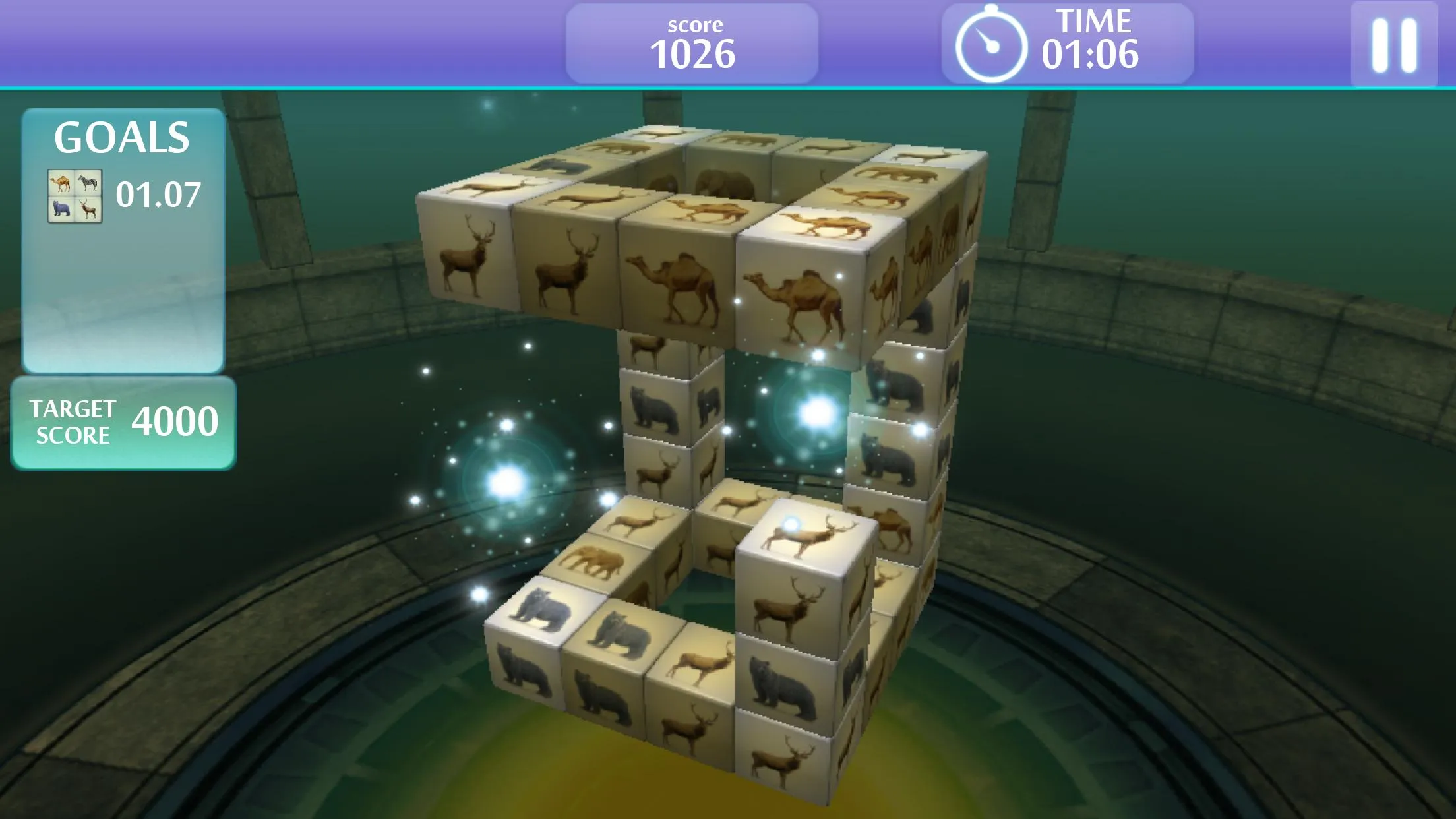 Mahjong Solitaire 3d : Animal  | Indus Appstore | Screenshot