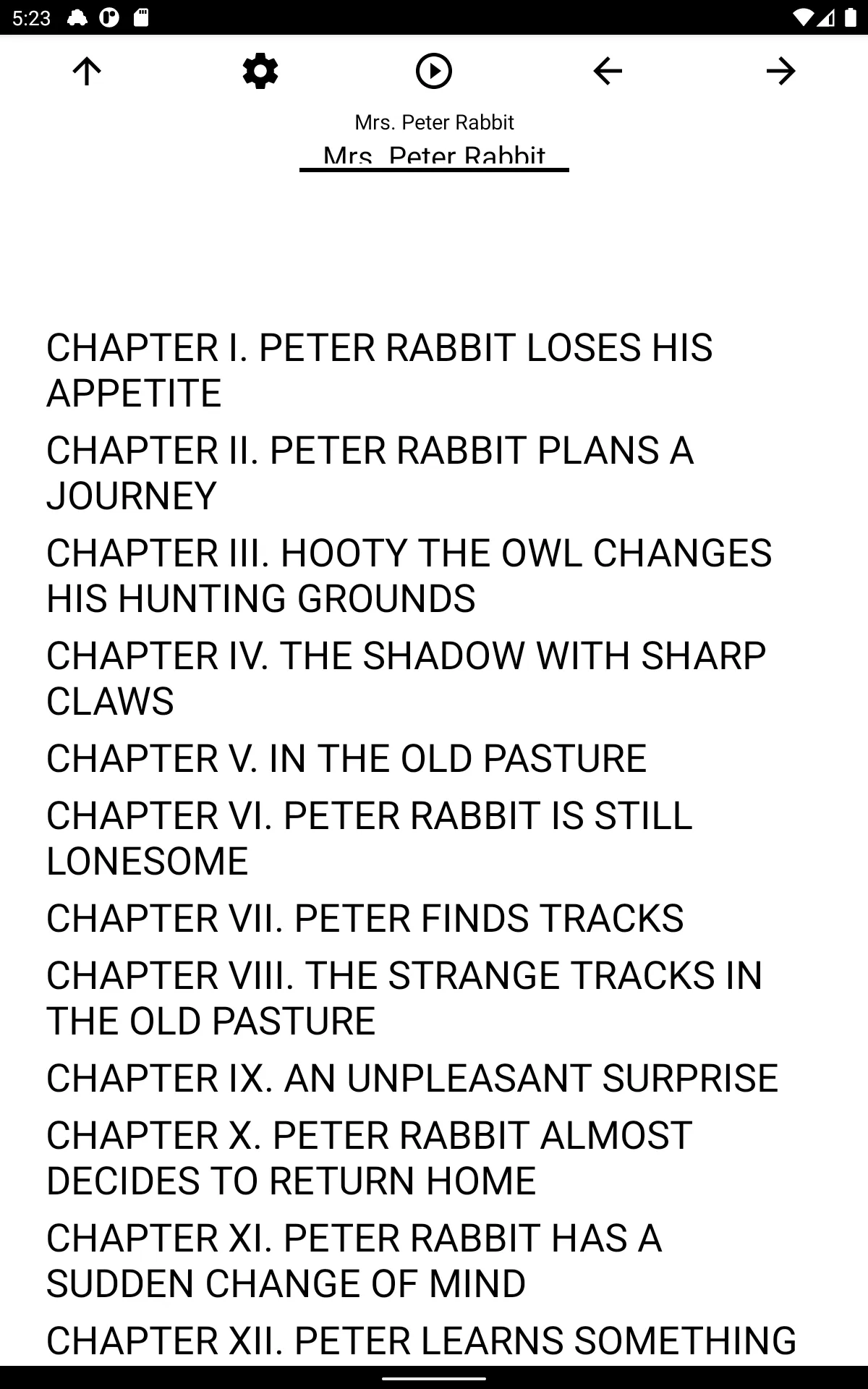 Book, Mrs. Peter Rabbit | Indus Appstore | Screenshot