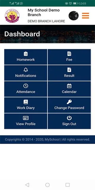 MySchool (SCMS) | Indus Appstore | Screenshot