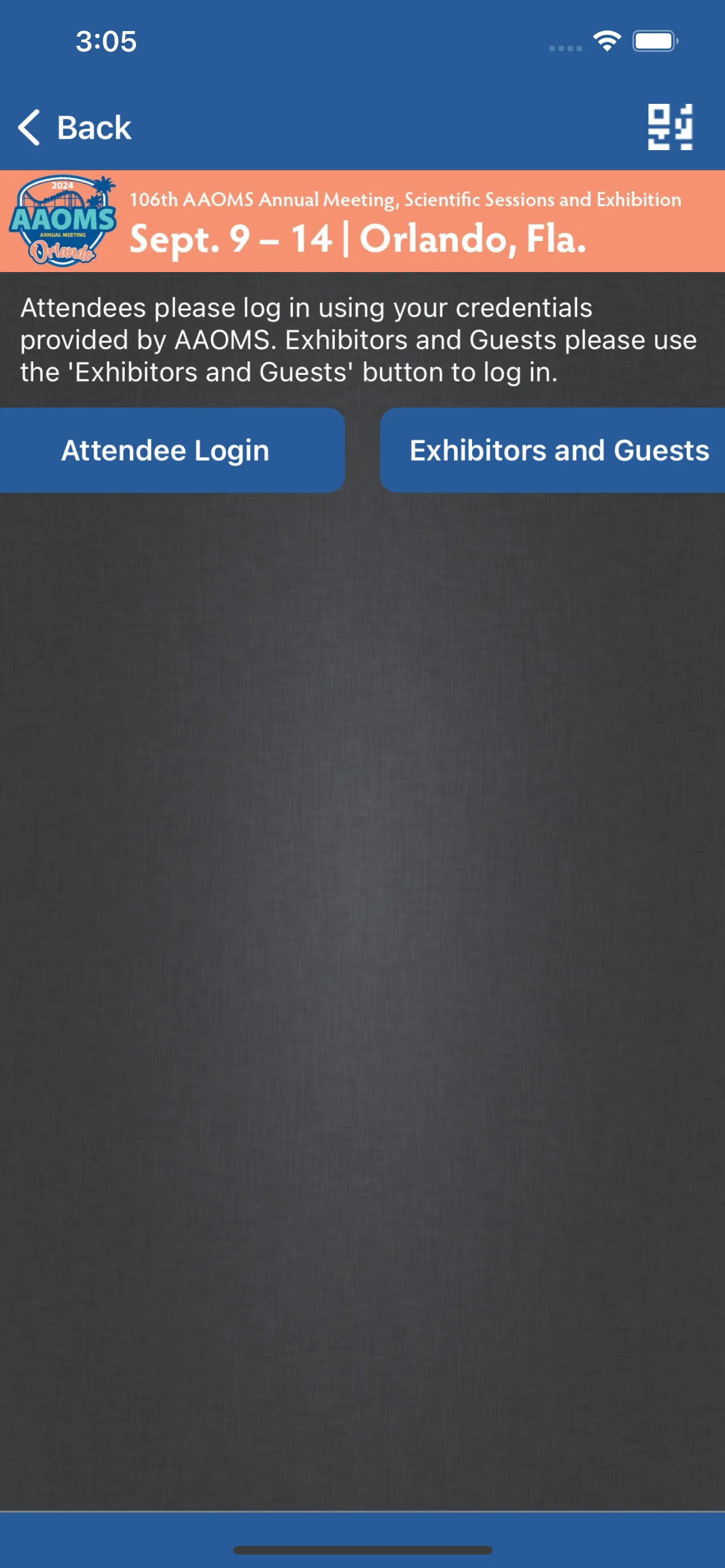 AAOMS Events | Indus Appstore | Screenshot