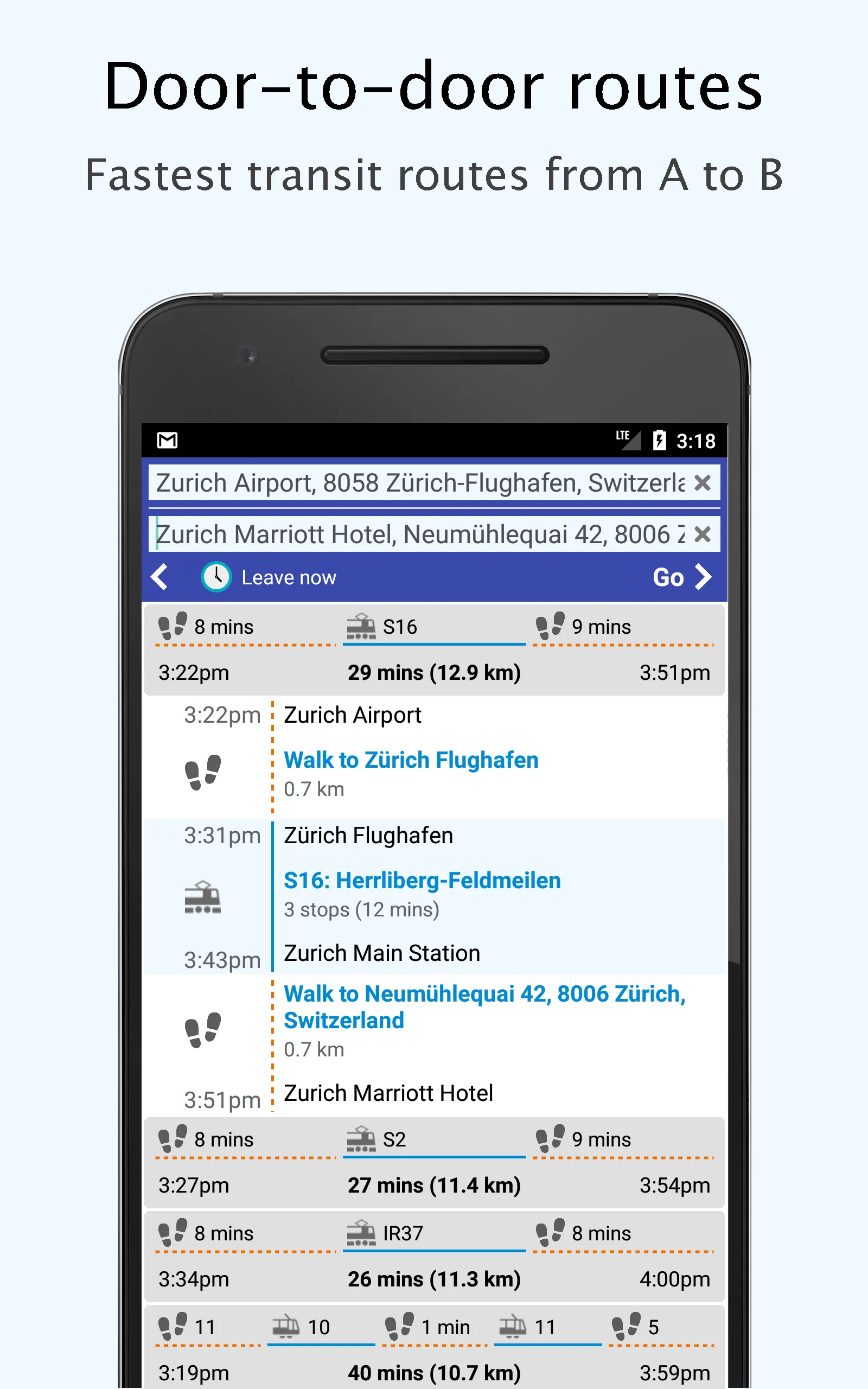 Zurich Public Transport | Indus Appstore | Screenshot