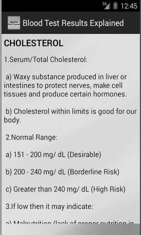 Blood Test Results | Indus Appstore | Screenshot