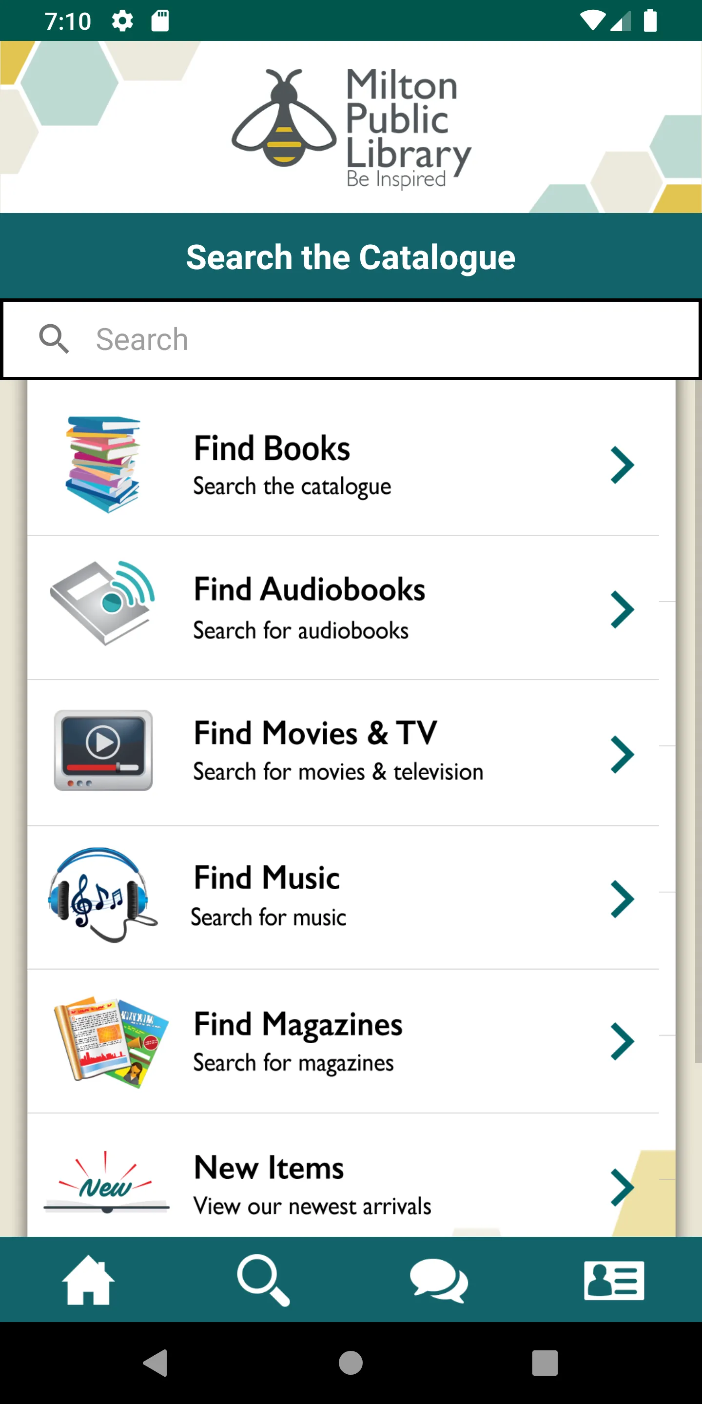 Milton Public Library | Indus Appstore | Screenshot