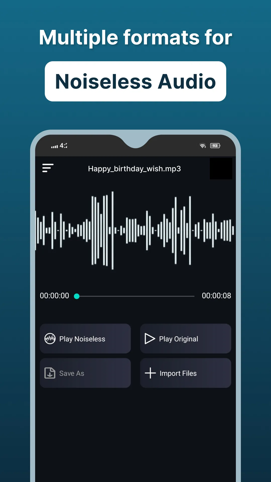 Audio Video Noise Reducer V2 | Indus Appstore | Screenshot