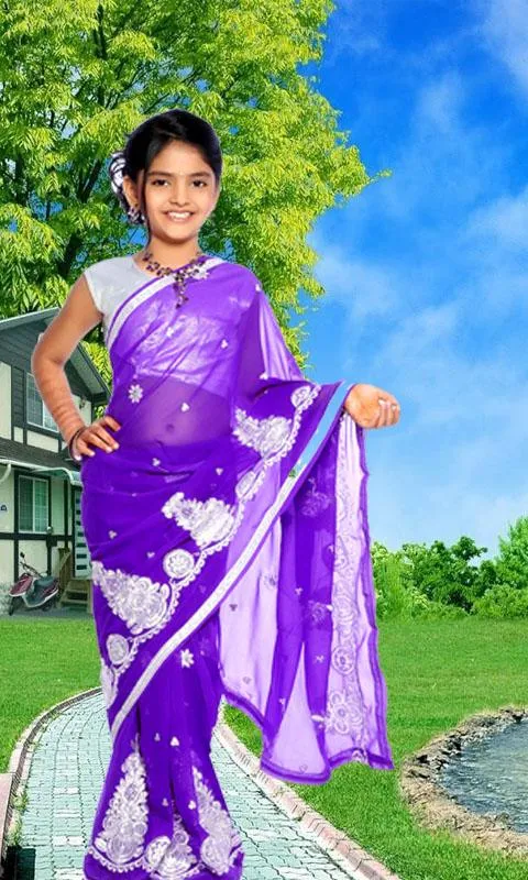 Kids Saree Photo Maker | Indus Appstore | Screenshot