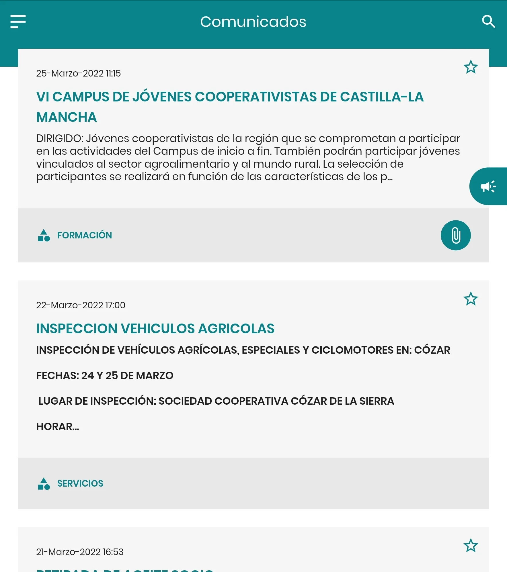 Cooperativa Cózar de la Sierra | Indus Appstore | Screenshot