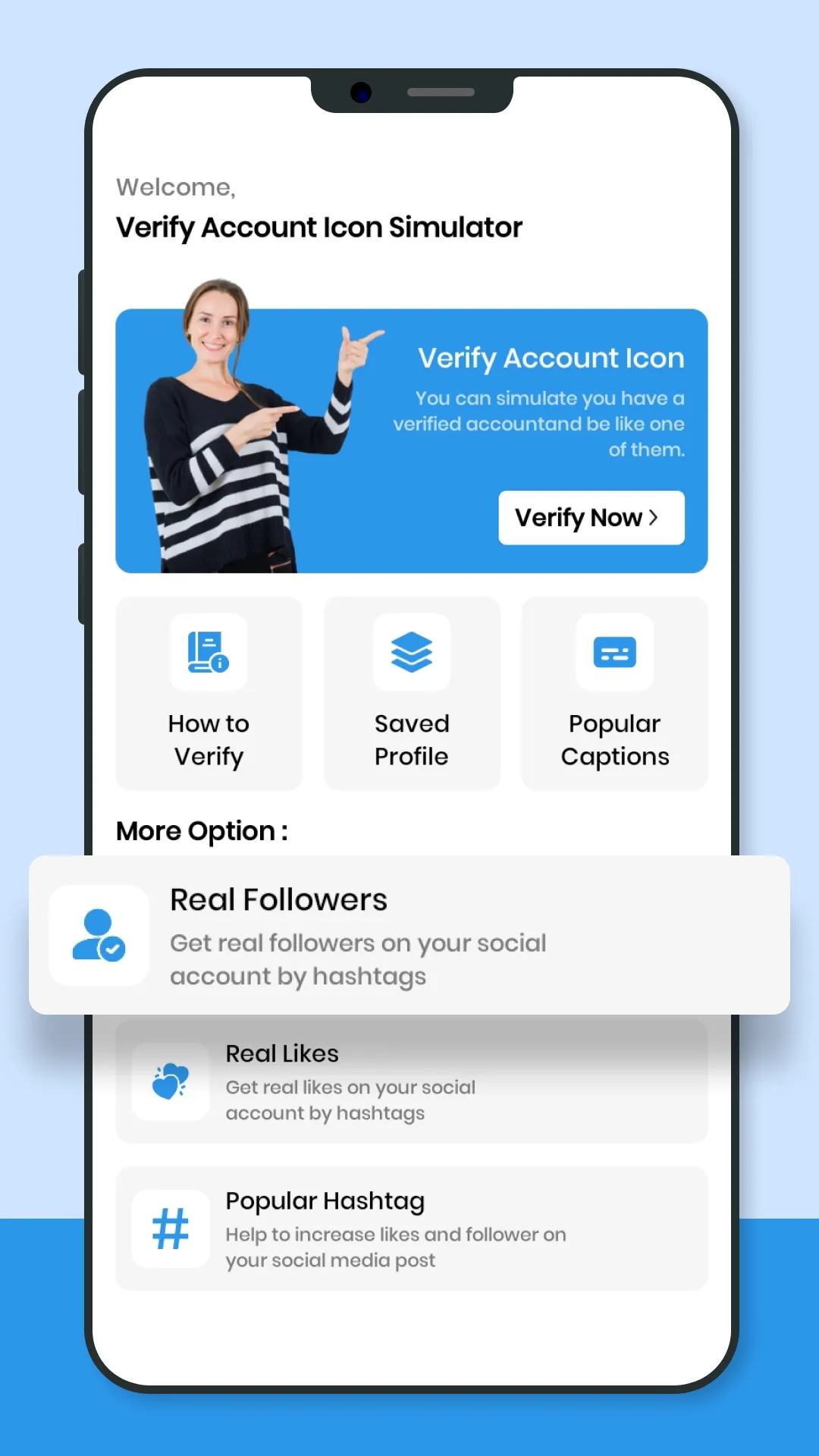 Verify Badge for your profile | Indus Appstore | Screenshot