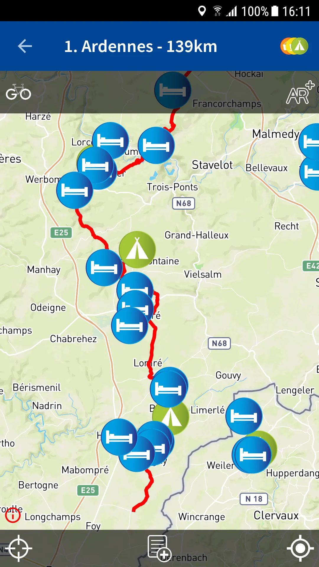 Fietsvakantiewinkel route-app | Indus Appstore | Screenshot