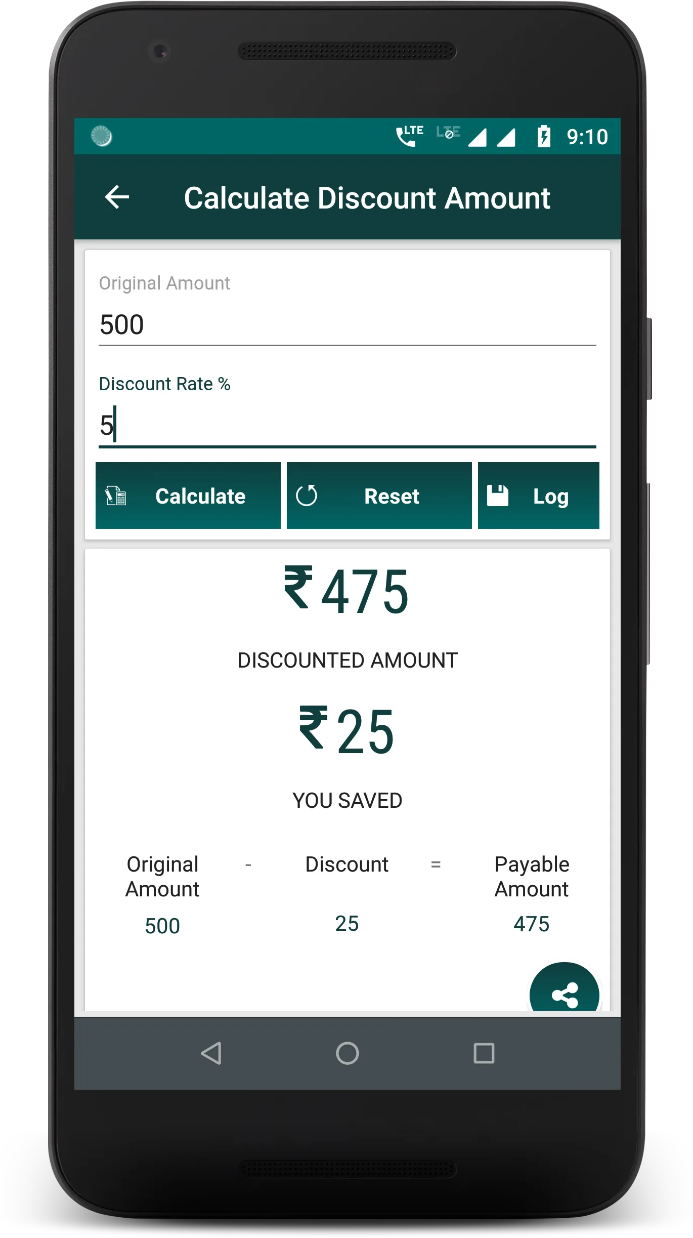 Discount Calculator | Indus Appstore | Screenshot