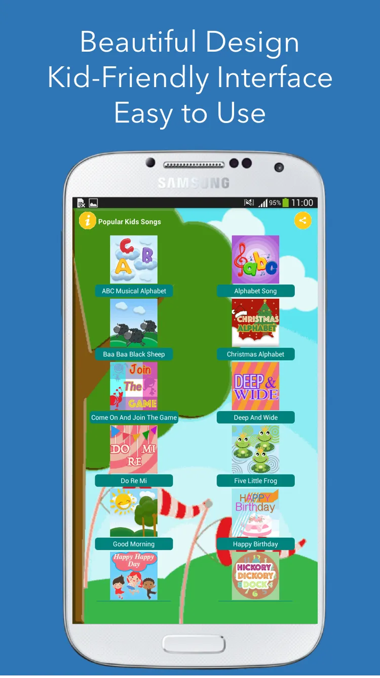 Popular Kids Songs Collection | Indus Appstore | Screenshot