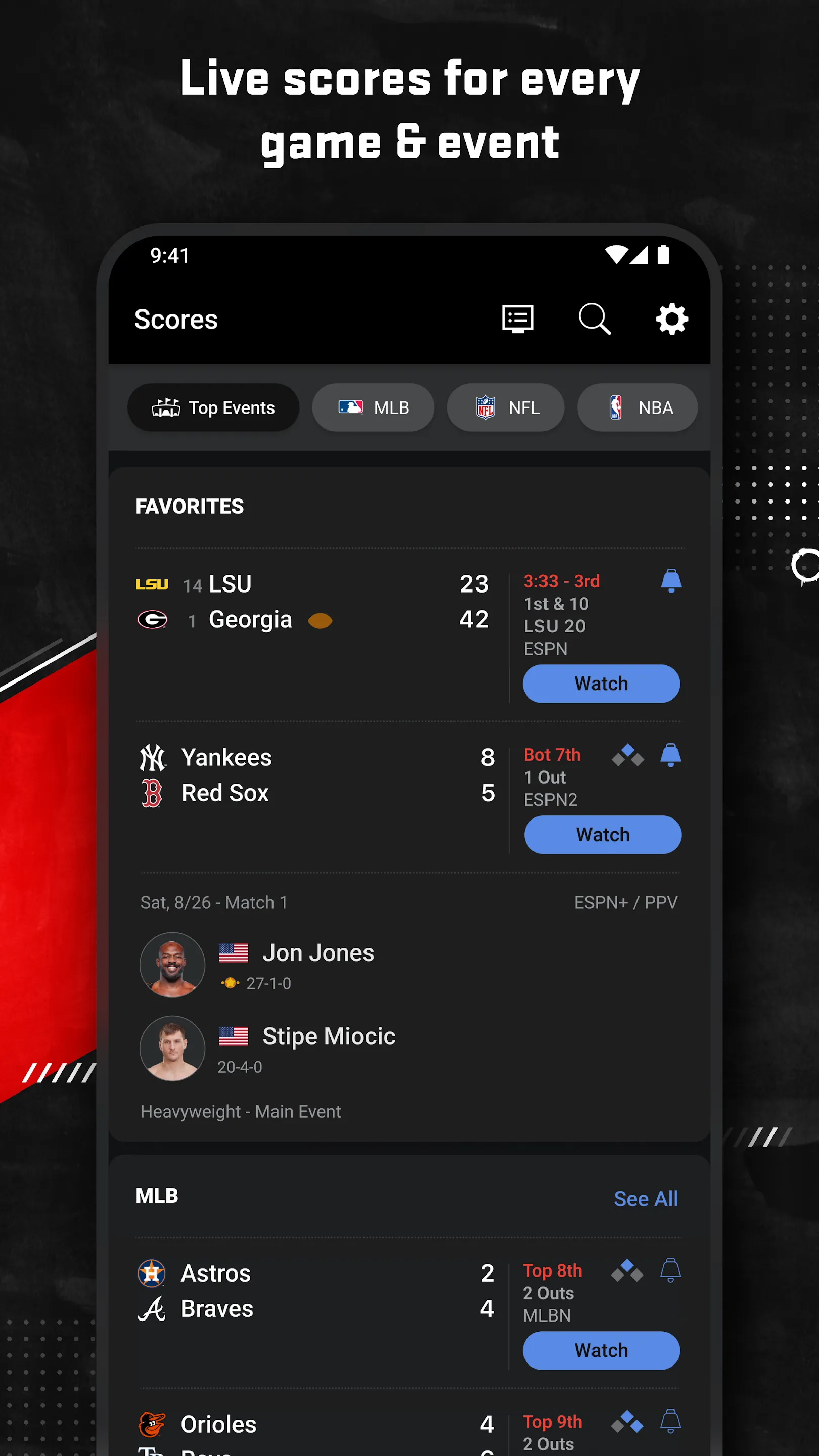 ESPN | Indus Appstore | Screenshot