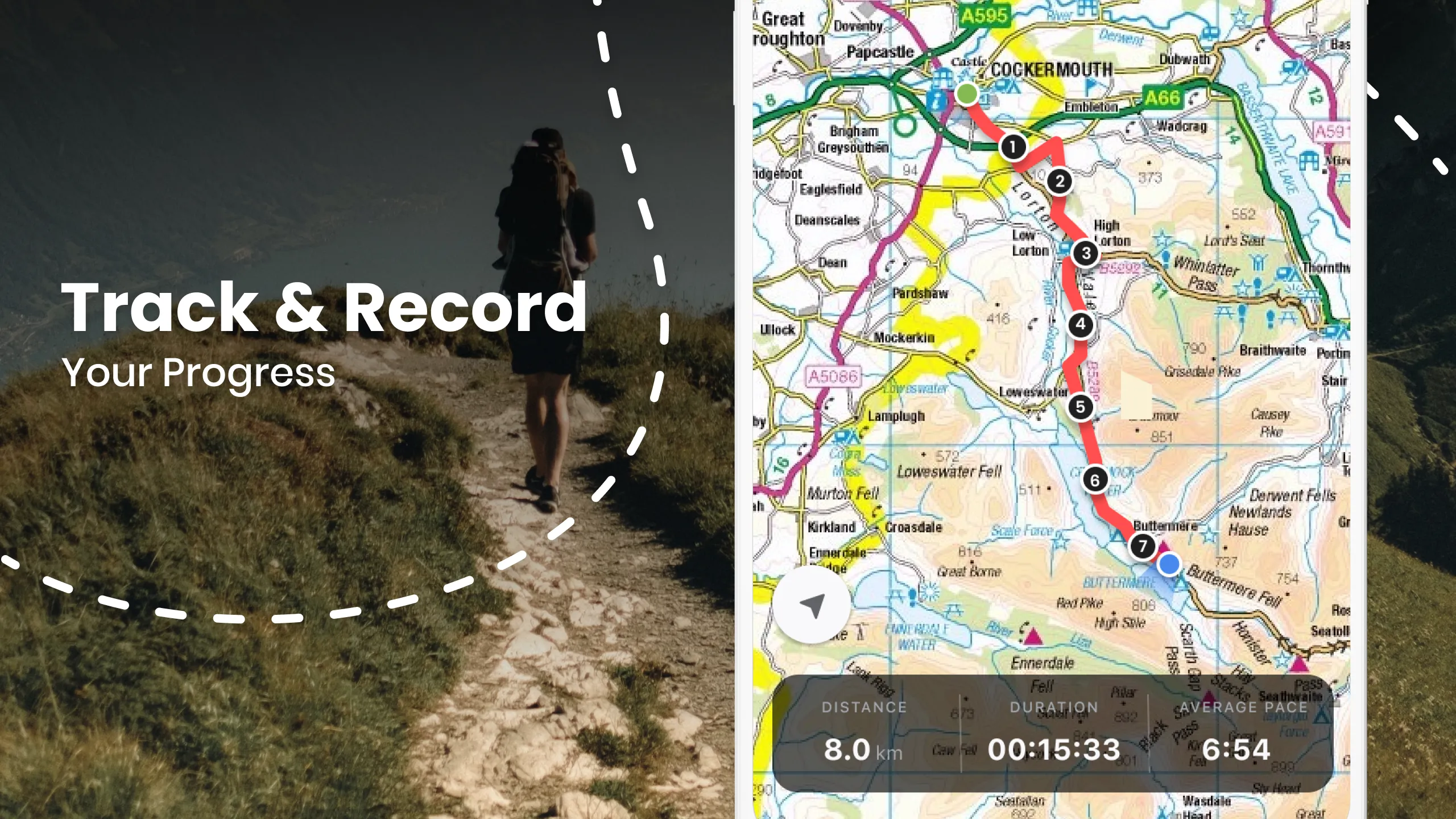 OutDoors GPS - Offline OS Maps | Indus Appstore | Screenshot