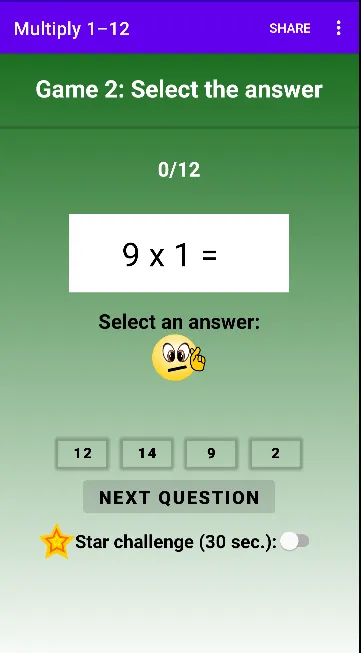 Multiply 1-12 | Indus Appstore | Screenshot