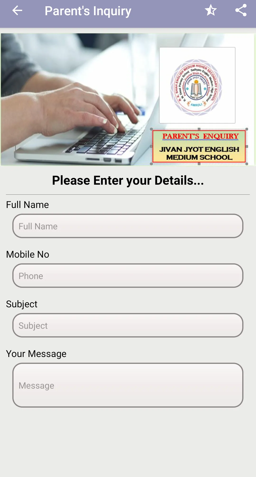 Jivan Jyot Eng Medium School | Indus Appstore | Screenshot