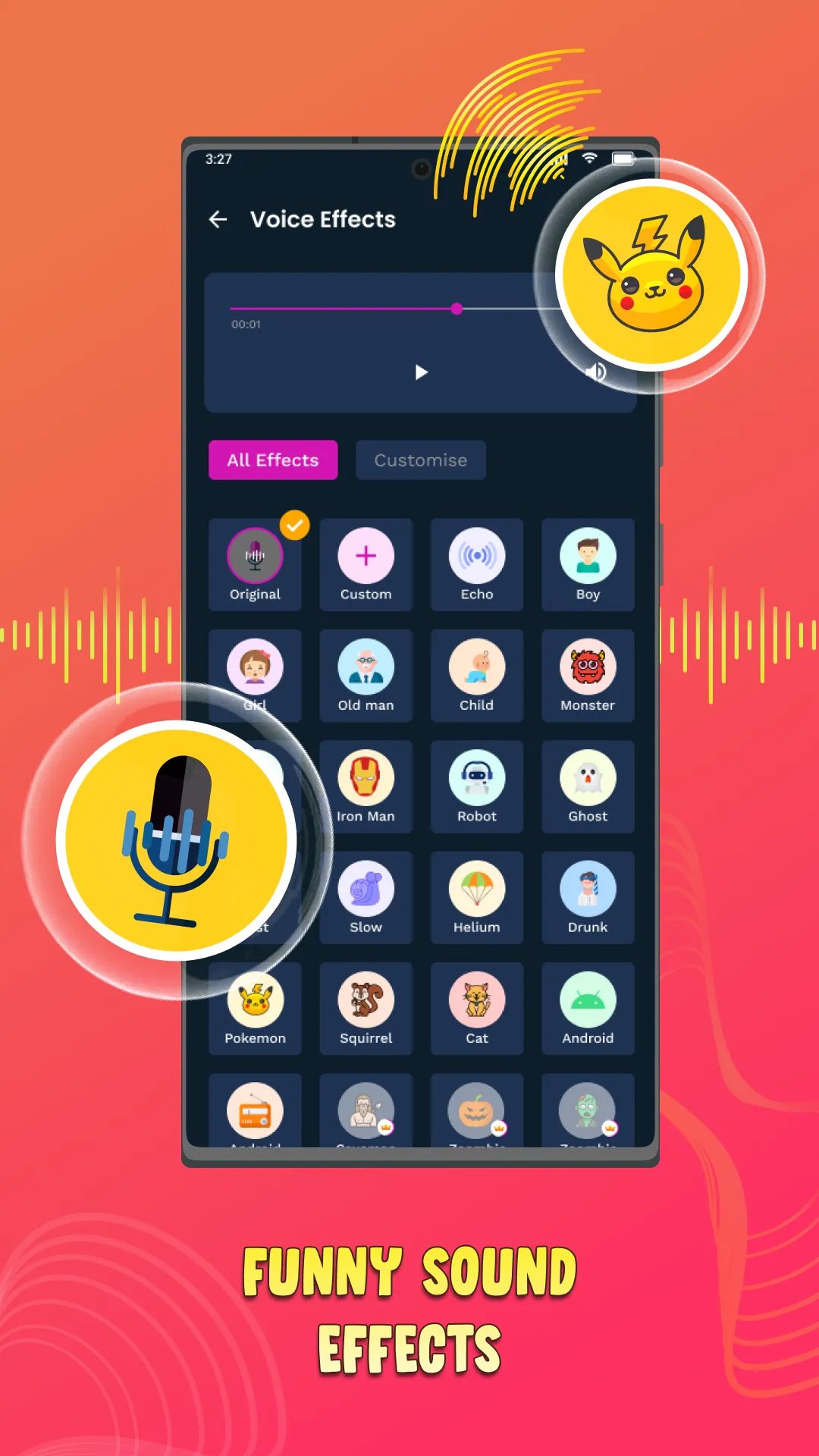 Voice Changer & Sound Effects | Indus Appstore | Screenshot