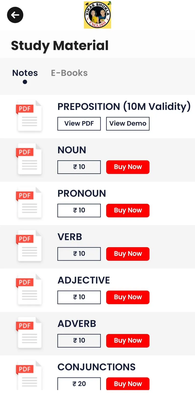 Vikas Shukla English | Indus Appstore | Screenshot