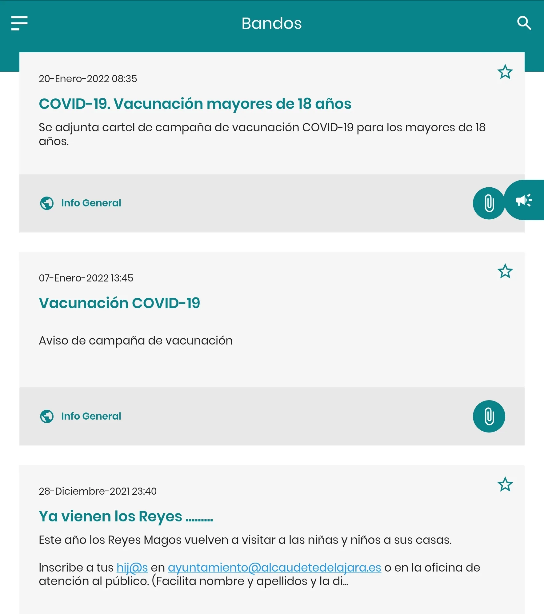 Alcaudete de la Jara Informa | Indus Appstore | Screenshot