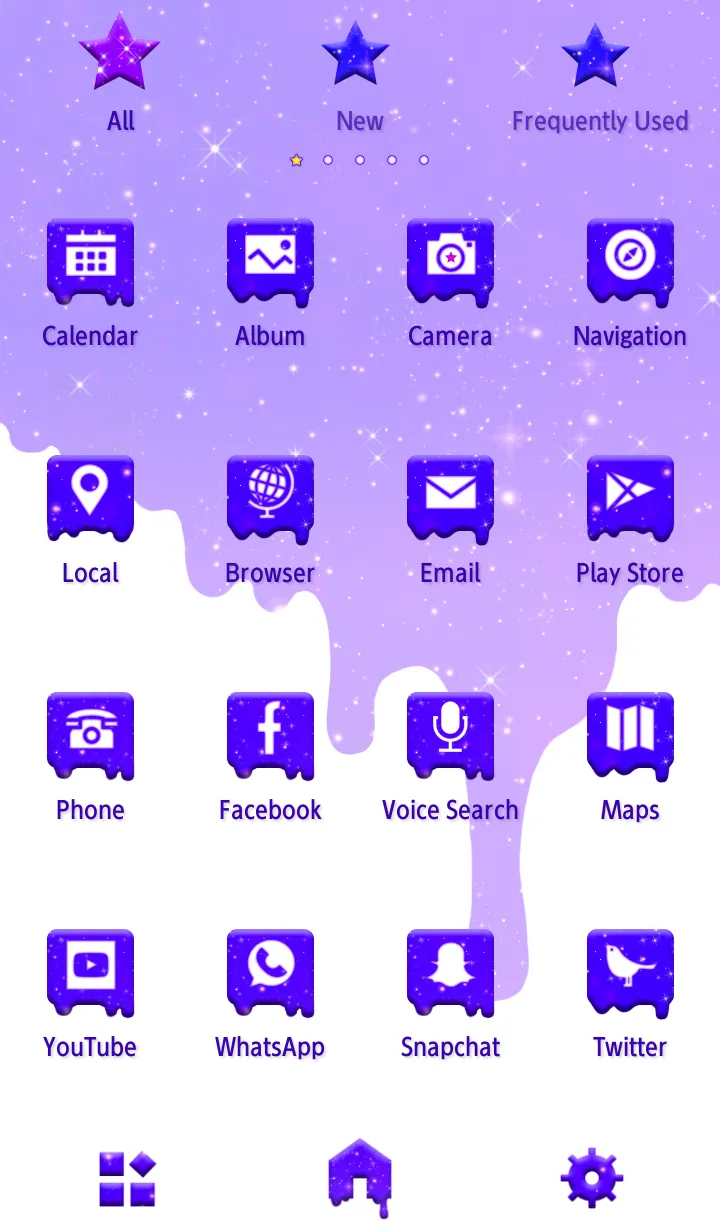 Melty Galaxy Theme | Indus Appstore | Screenshot