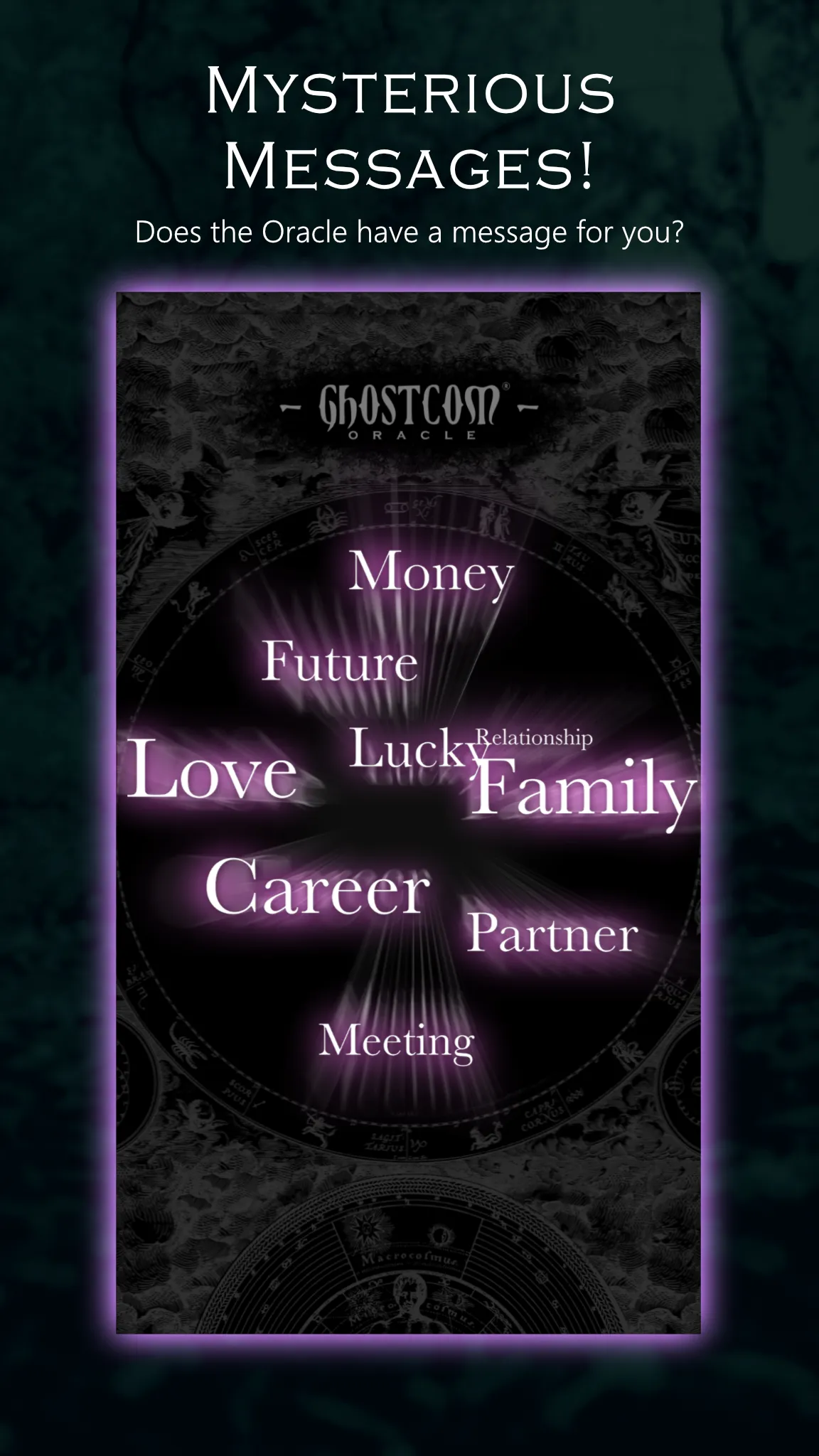 Ghostcom™ Oracle Messages | Indus Appstore | Screenshot