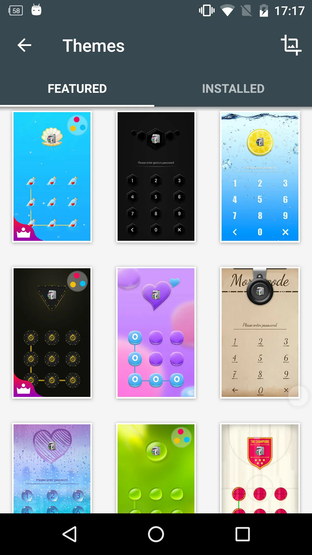 AppLock Live Theme Ocean | Indus Appstore | Screenshot