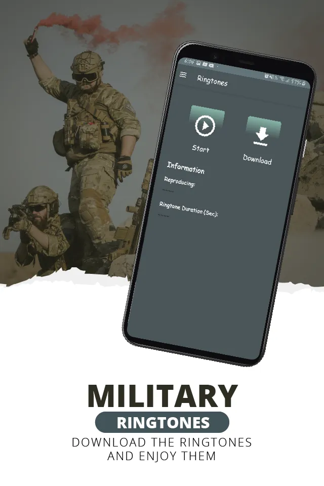 Military sounds | Indus Appstore | Screenshot