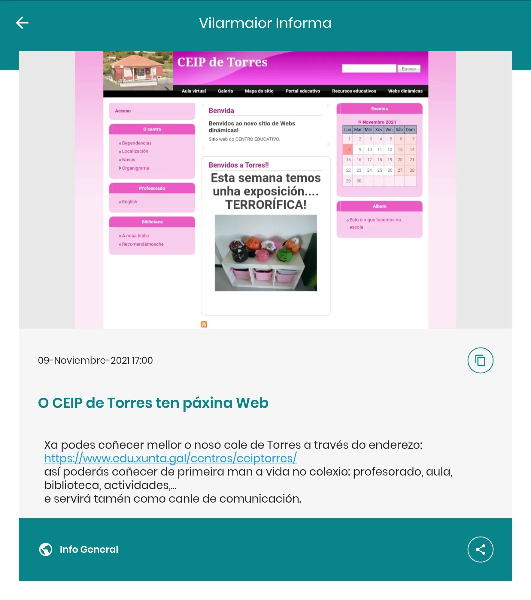 Vilarmaior Informa | Indus Appstore | Screenshot