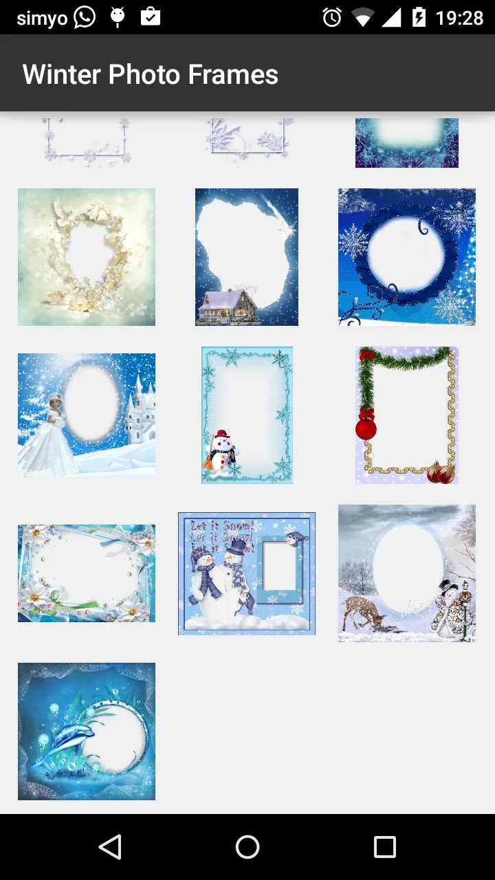 Winter Photo Frames | Indus Appstore | Screenshot