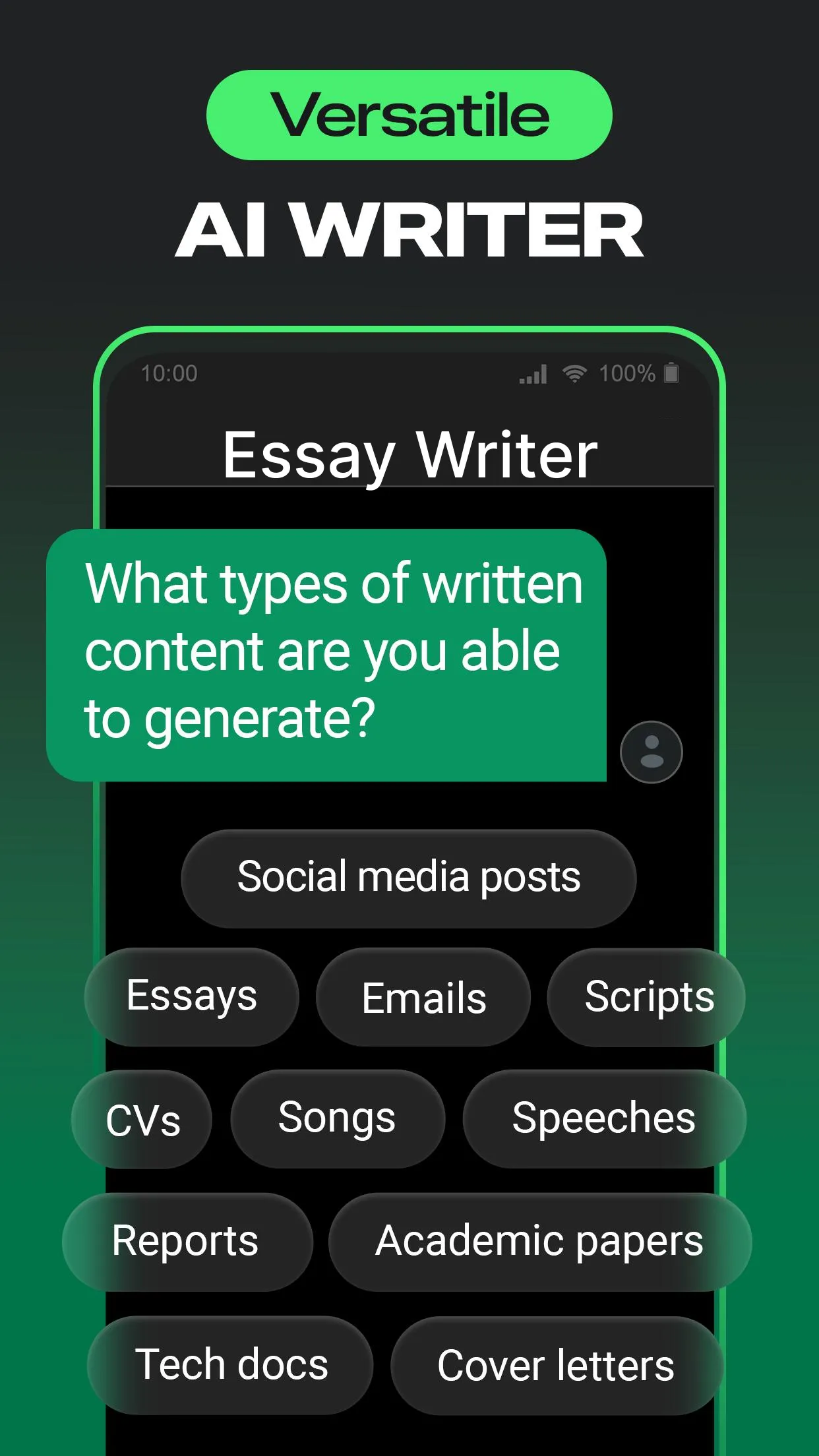 AI Essay Writer:Essay writing | Indus Appstore | Screenshot