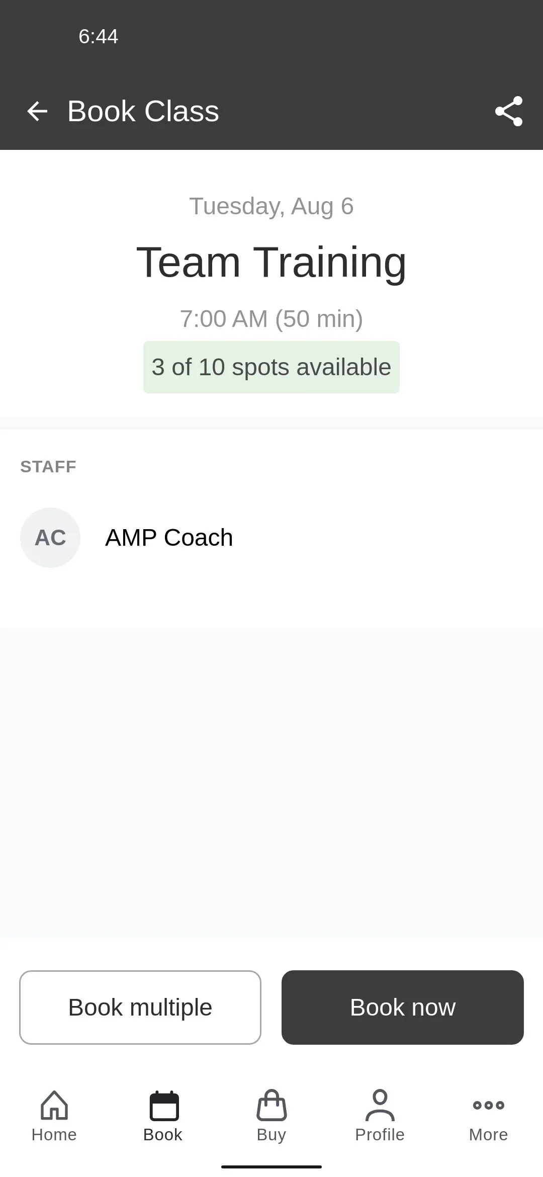 AMP Athletic | Indus Appstore | Screenshot