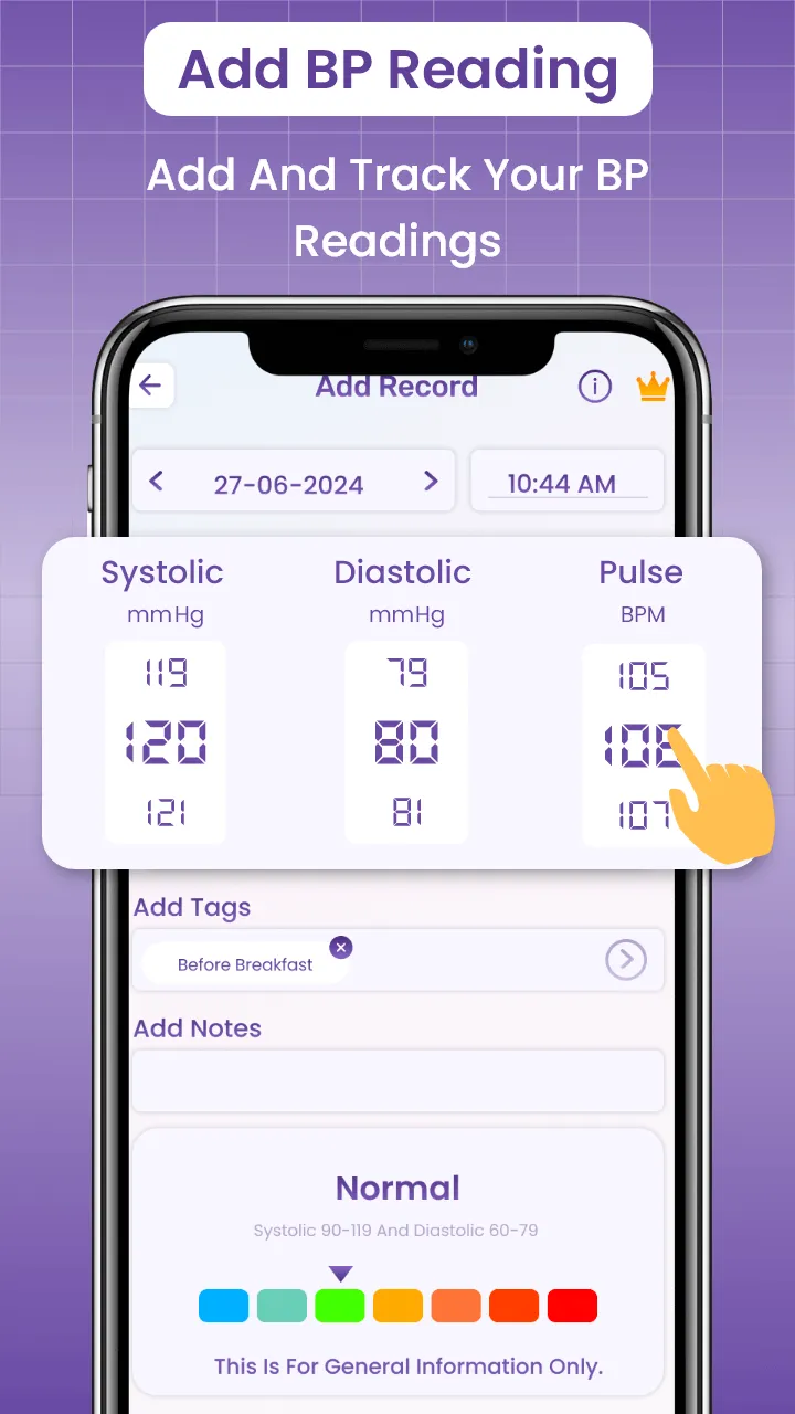 Blood Pressure App | Indus Appstore | Screenshot