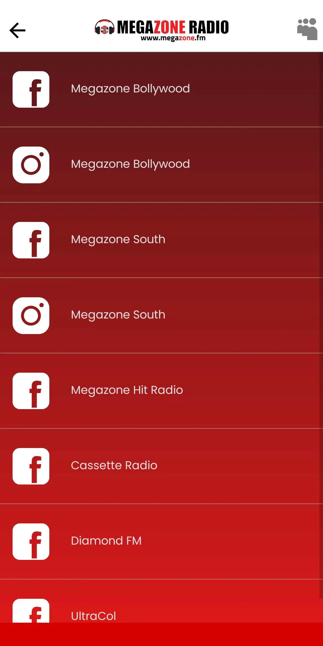 Megazone Radio | Indus Appstore | Screenshot