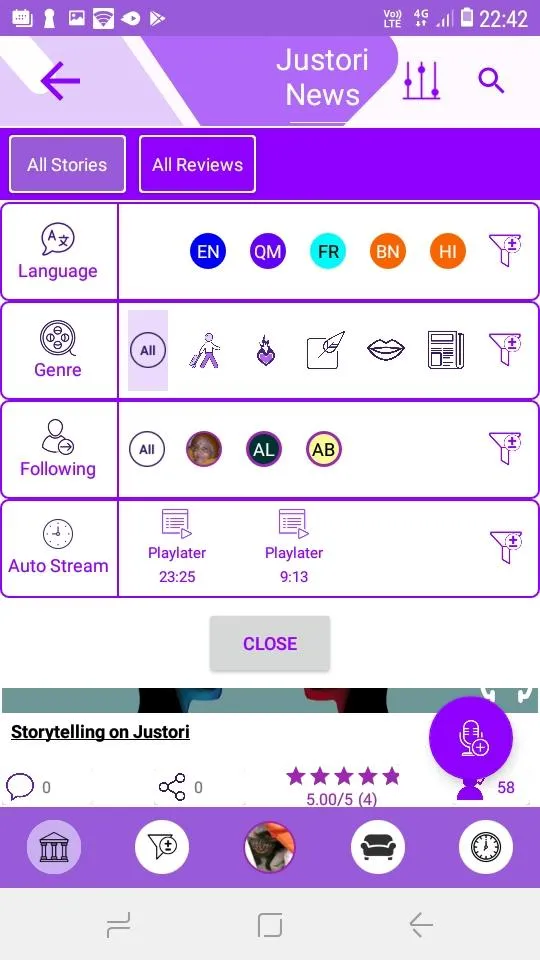 Justori - Start a Conversation | Indus Appstore | Screenshot