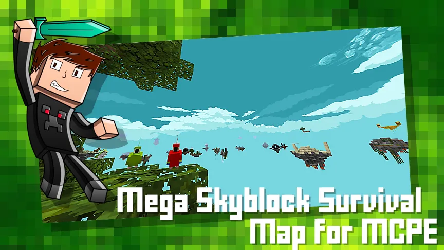 Mega Skyblock Survival Map for | Indus Appstore | Screenshot