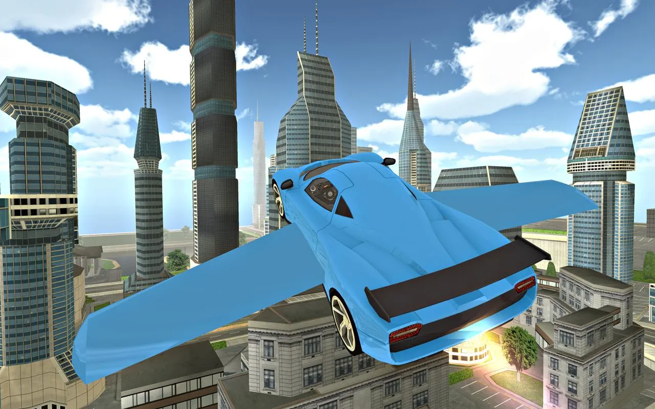 Flying Car Simulator Xtreme 3D | Indus Appstore | Screenshot