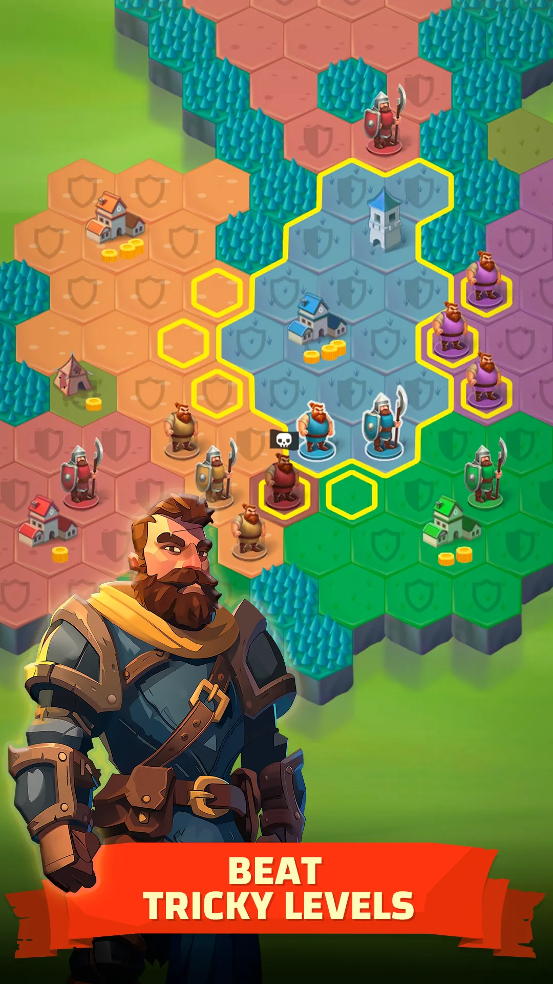 Hexworld - Medieval Conquest | Indus Appstore | Screenshot