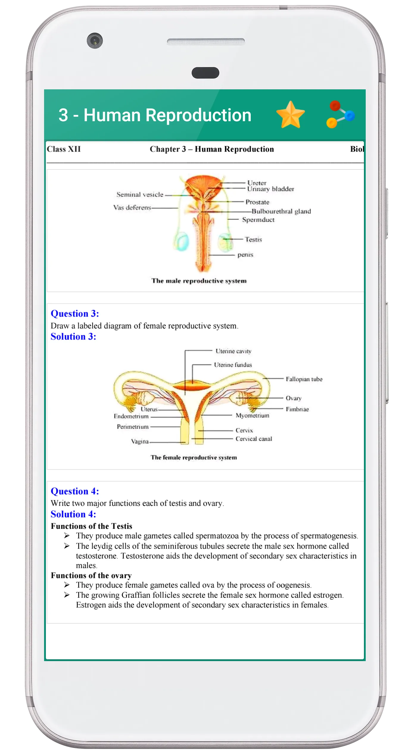 Class 12 Biology Solution | Indus Appstore | Screenshot