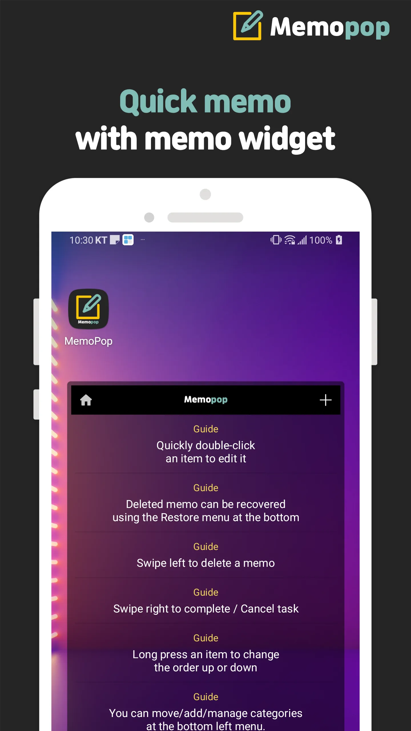 Memopop - Memo, Todo | Indus Appstore | Screenshot